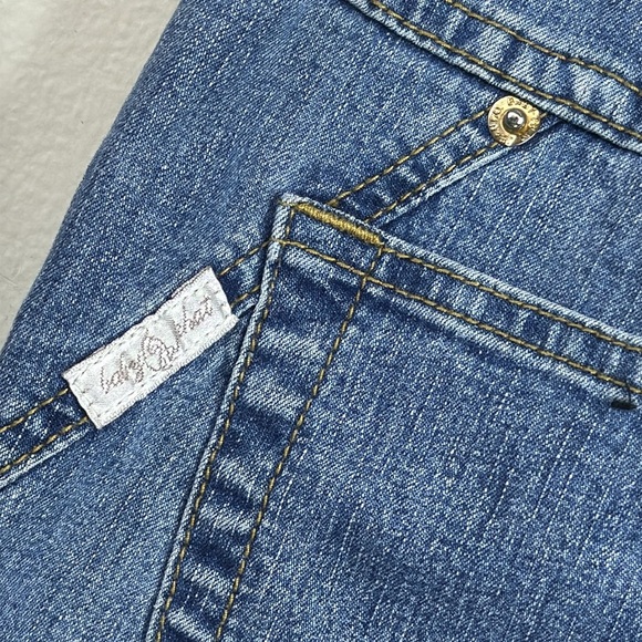 (H1) Baby Phat cut Vintage wide leg capri jeans size 15 large. - Picture 2 of 14